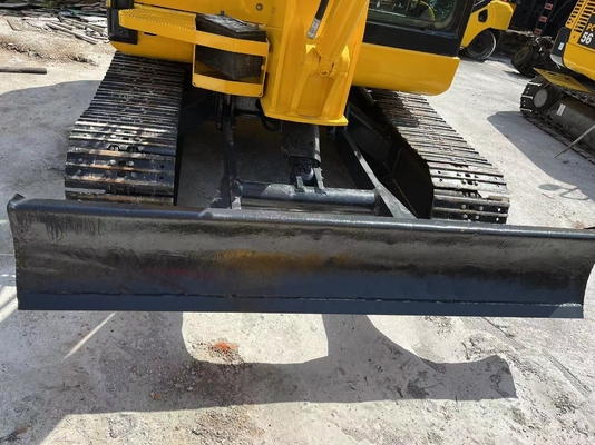 In goede conditie Crawler Mini Digger Komatsu PC56 Gebruikte originele Japanse 5T mini graafmachine