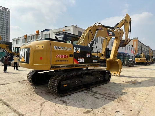 Gebruikte Japanse originele verf Caterpillar 320D Mini kleine graafmachine in uitstekende staat
