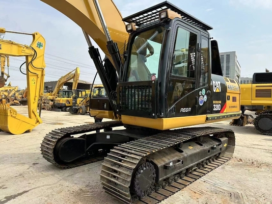 Gebruikte Japanse originele verf Caterpillar 320D Mini kleine graafmachine in uitstekende staat