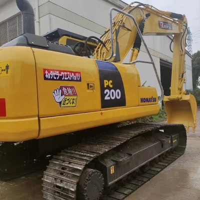 Originele tweedehands Komatsu PC200 graafmachine in goede staat met 0-2000 werkuren