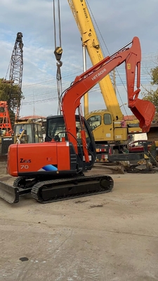 Gebruikte originele Japanse Hitachi zx70 Crawler Excavator met EPA motor en Crawler ontwerp