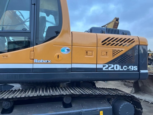 Gebruikte Hyundai 220LC-9S graafmachine met originele motor uit Korea