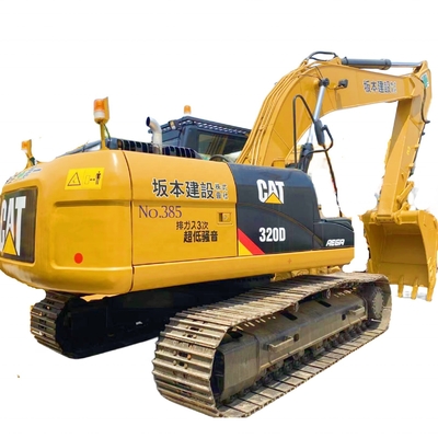 23000 kg Gebruikte CATERPILLAR Excavator 320D in originele verf uit Japan