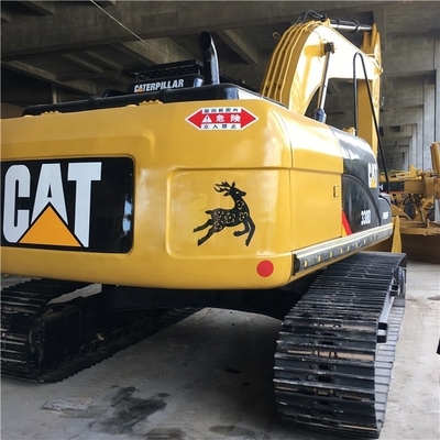 Gele Gebruikte Caterpillar-graafmachine 20 ton in goede staat Tweedehands CAT 330D-graafmachine