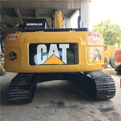 Gele Gebruikte Caterpillar-graafmachine 20 ton in goede staat Tweedehands CAT 330D-graafmachine