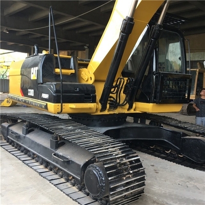 Gele Gebruikte Caterpillar-graafmachine 20 ton in goede staat Tweedehands CAT 330D-graafmachine