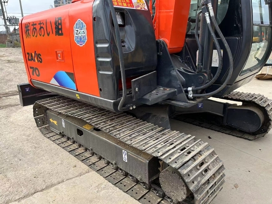 7T Mini Digger Hitachi zx70 Crawler Mini Graafmachine met EPA-motor Gebruikt Origineel Japan