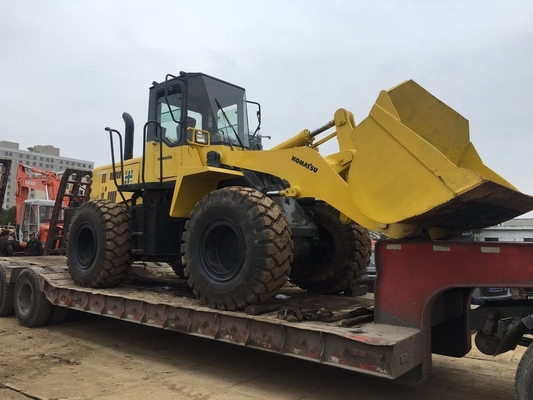 Gebruikte Komatsu 20ton wiellader WA320 met originele motor en Liyuan hydraulische pomp