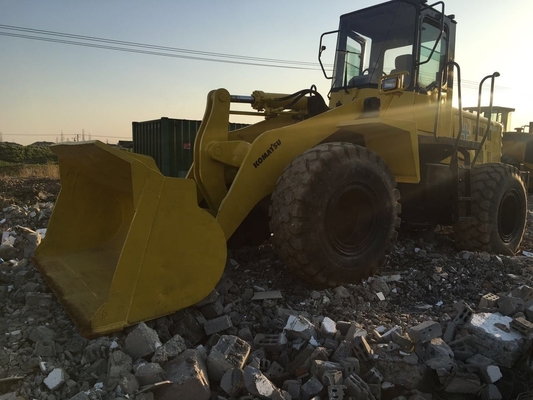 Gebruikte Komatsu 20ton wiellader WA320 met originele motor en Liyuan hydraulische pomp