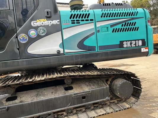Gebruikte Digger Kobelco SK210LC met originele verf en Liyuan Hydraulische Pomp uit Japan