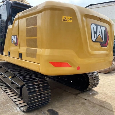 Gele CAT 320GC graafmachine met goede conditie en Liyuan hydraulische cilinder