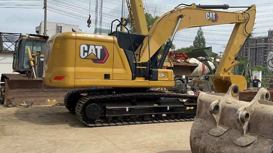 Gele CAT 320GC graafmachine met goede conditie en Liyuan hydraulische cilinder