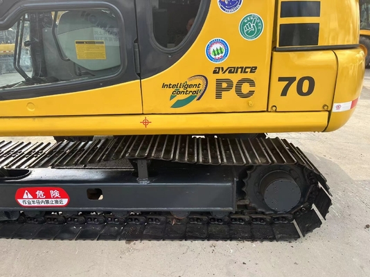 Komtsu PC70 Tweedehands graafmachine met Japanse motor in goede staat