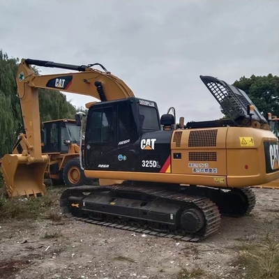 CAT 325d Crawler graafmachine gebruikt in de bouw met lage werktijden en efficiëntie