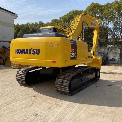 Handel Komatsu PC200 graafmachine 20Ton Crawler Gebruikte graafmachine met originele Japanse motor