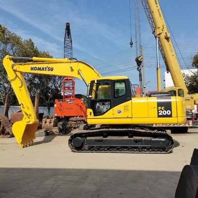 Handel Komatsu PC200 graafmachine 20Ton Crawler Gebruikte graafmachine met originele Japanse motor