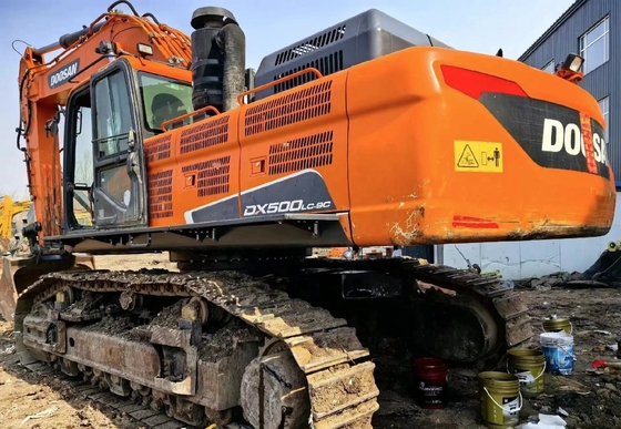 Gebruikte Doosan DX500LC graafmachine met Doosan motor tweedehands hydraulische graafmachine