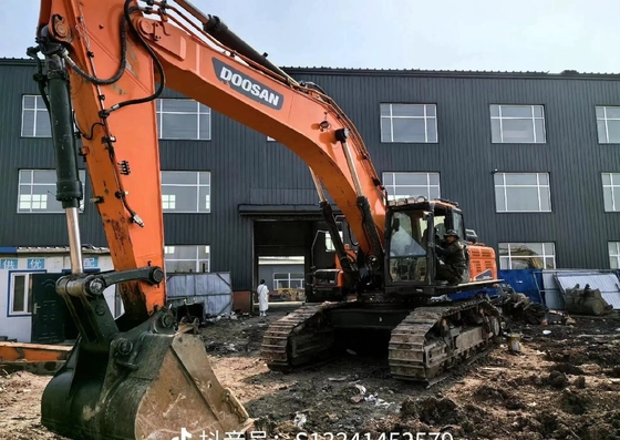 Gebruikte Doosan DX500LC graafmachine met Doosan motor tweedehands hydraulische graafmachine
