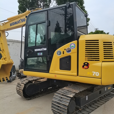 Uitstekende staat Gebruikte Komatsu PC70 Graafmachine 7TON Crawler Graafmachine tegen betaalbare prijs
