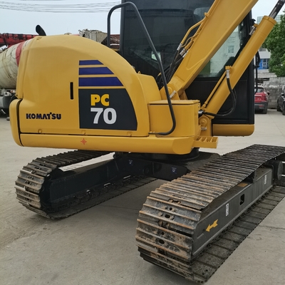 Uitstekende staat Gebruikte Komatsu PC70 Graafmachine 7TON Crawler Graafmachine tegen betaalbare prijs