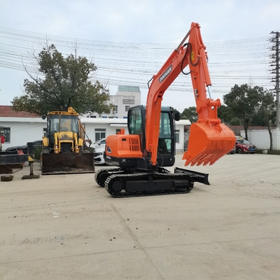 Doosan Dx60 mini graafmachine Gebruikte graafmachine met originele kleur en andere hydraulische pomp