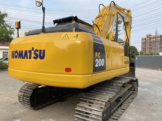 Oorspronkelijke KOMATSU PC200-8 tweedehands graafmachine van 20 ton met lage werktijden