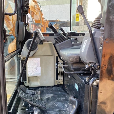 Gele CAT 303.5 Tweedehands graafmachine met Japanse motor in goede staat