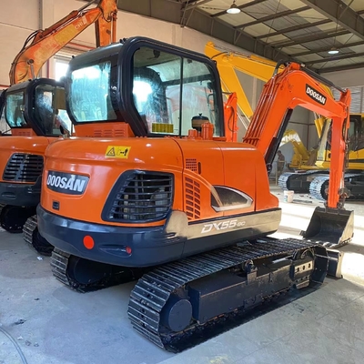2022 Doosan DX55-9C tweedehands hydraulische kruipgraver met originele hydraulische klep