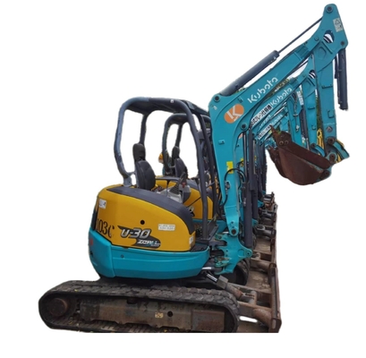 Tweedehands Kubota U30 Crawler Excavator Originele Hydraulische Digger in goede staat