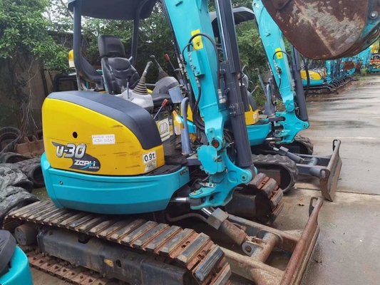 Tweedehands Kubota U30 Crawler Excavator Originele Hydraulische Digger in goede staat