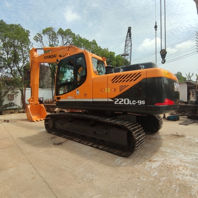 220LC Gebruikte Hyundai Crawler Graafmachine in voorraad met andere hydraulische pomp