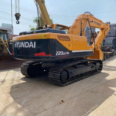 220LC Gebruikte Hyundai Crawler Graafmachine in voorraad met andere hydraulische pomp