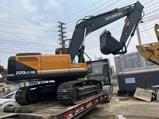 Hyundai 220LC-9s Gebruikte graafmachine met originele kleur en in goede staat in Korea
