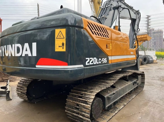 Hyundai 220LC-9s Gebruikte graafmachine met originele kleur en in goede staat in Korea