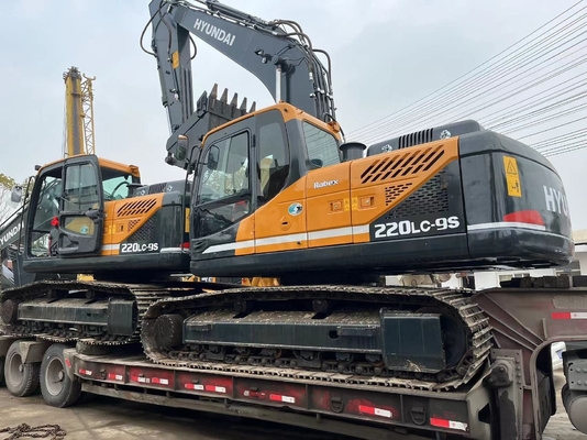 Hyundai 220LC-9s Gebruikte graafmachine met originele kleur en in goede staat in Korea