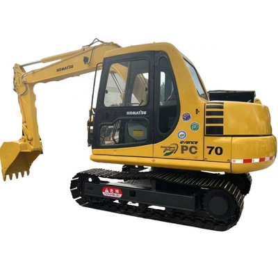 Tweedehands Komatsu PC70 graafmachine in uitstekende staat met 0,38m3 emmercapaciteit