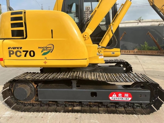 Tweedehands Komatsu PC70 graafmachine in uitstekende staat met 0,38m3 emmercapaciteit
