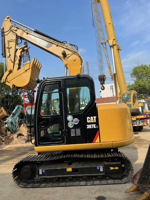 Goed gebruikte CAT 307E2 wielgraafmachine 20000 kg machine gewicht kruipmachine
