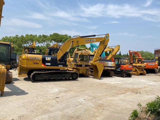 Oorspronkelijke Japanse motor 20T Heavy Duty Gebruikte graafmachine Cat 320D in uitstekende staat