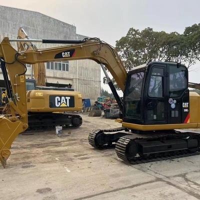 Goed onderhouden gebruikte graafmachine Caterpillar CAT 308E met originele kleur