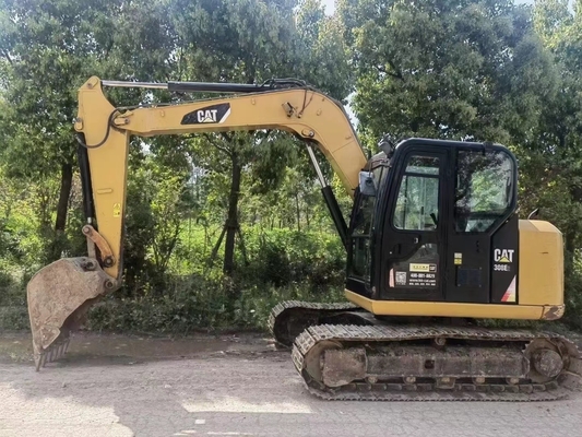 CAT 308E Gebruikte mini-graafmachine CAT-motor Gebruikt 8TON werkgewicht
