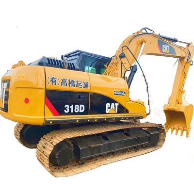 18000 KG Gebruikte Cat 318d graafmachine in goede staat en originele Japanse motor
