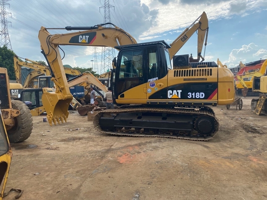 18000 KG Gebruikte Cat 318d graafmachine in goede staat en originele Japanse motor