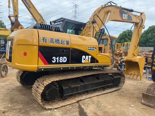 18000 KG Gebruikte Cat 318d graafmachine in goede staat en originele Japanse motor