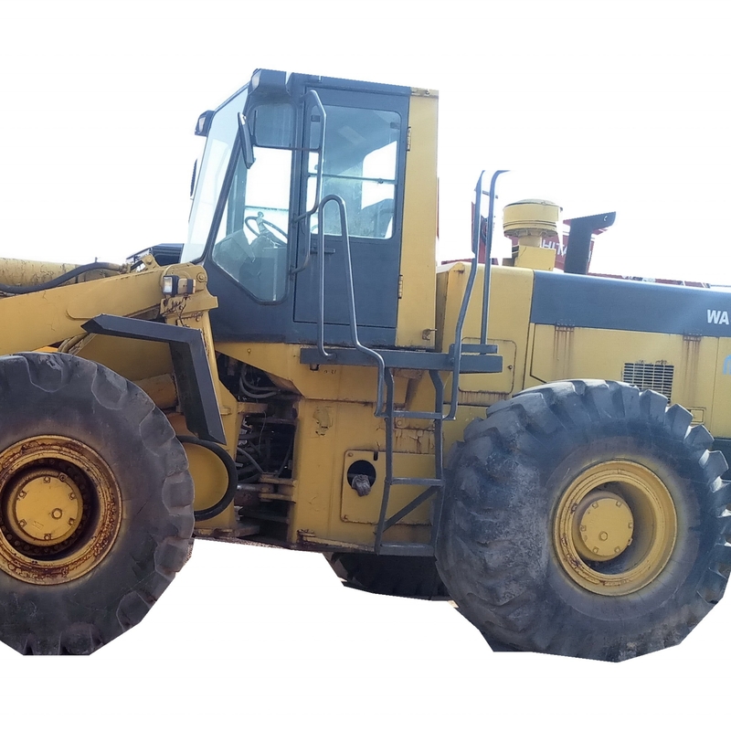 Originele Komatsu WA470 gebruikte wiellader in goede staat met 0-2000 werkuren