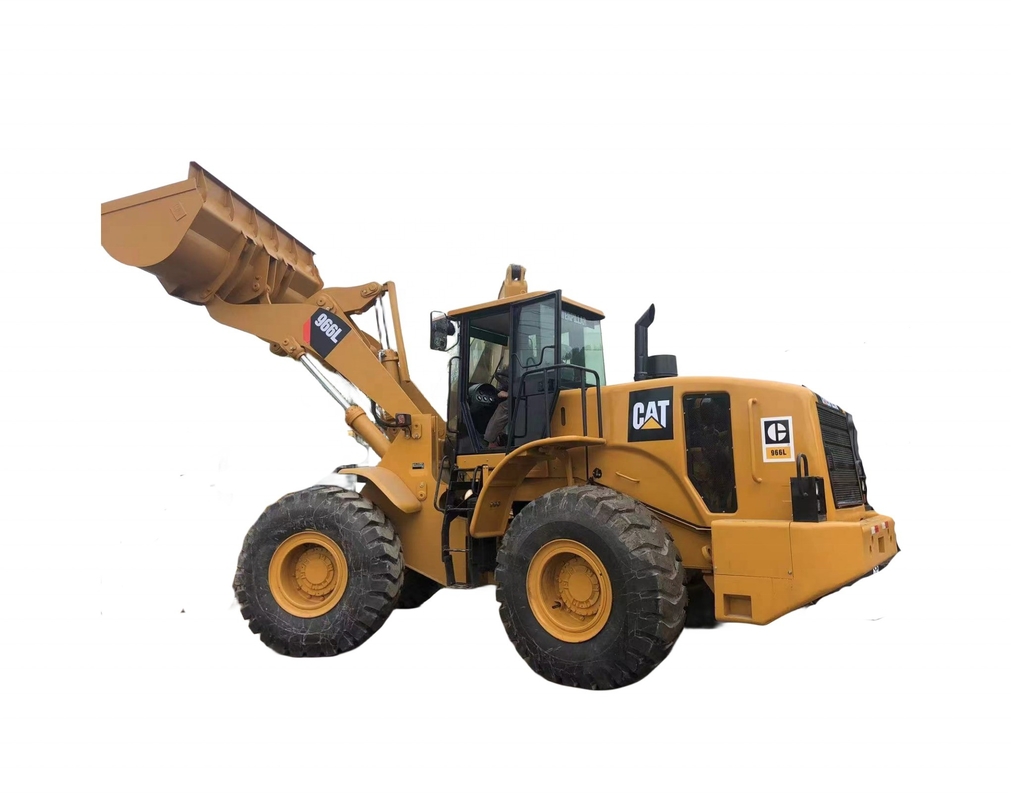 Cat 966L tweedehands wiellader met Japan motor en Liyuan hydraulische pomp in goede staat
