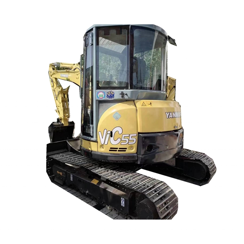 Gebruikte Yanmar VIC55 graafmachine met Liyuan Hydraulische Valve Moving Type Crawler Graafmachine