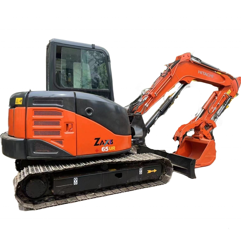 Tweedehands Hitachi zx65ur graafmachine met 0.1m3 emmercapaciteit in goede staat