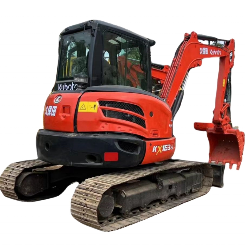 Low-Hour 2020 Japan Tweedehands graafmachine Kubota KX163 Gebruikte graafmachine voor uw project