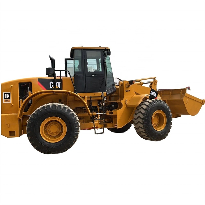 Voorlader Tractor Japanse originele Cat 966L Gebruikte wiellader met en 165kw